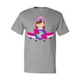 thumbnail image 1 of Inktastic Pilot Girl, Girl With Brown Hair, Girl In Airplane T-Shirt, 1 of 5
