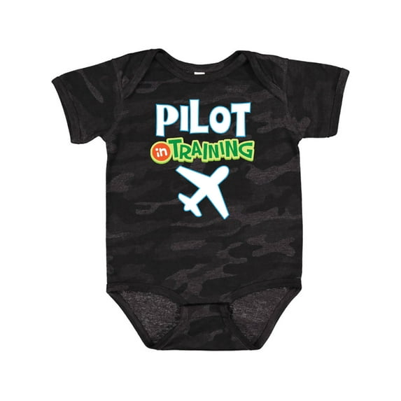 Inktastic Pilot in Training Airplane Boys Future Job Boys or Girls Baby Bodysuit