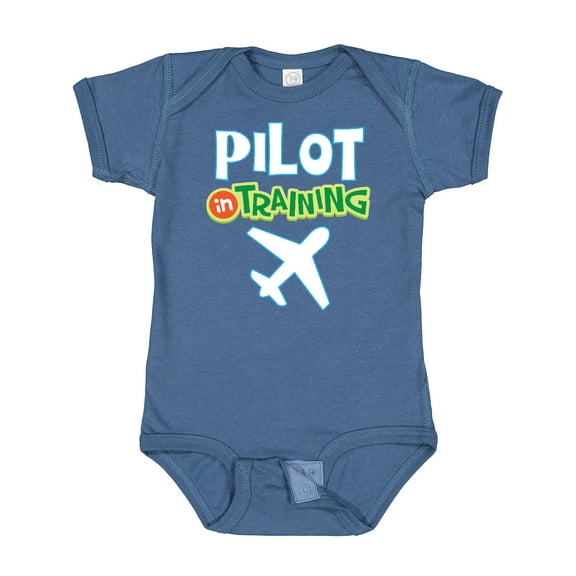 Inktastic Pilot in Training Airplane Boys Future Job Boys or Girls Baby Bodysuit