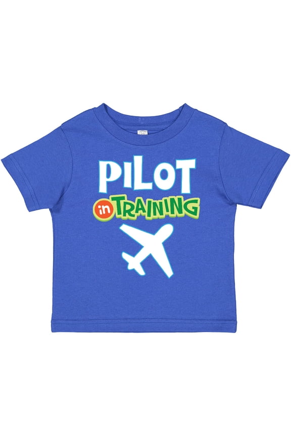 Pilot in Training Airplane Boys Future Job Boys or Girls Toddler T-Shirt