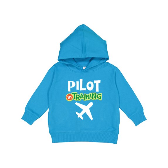 Inktastic Pilot in Training Airplane Boys Future Job Toddler Hoodie