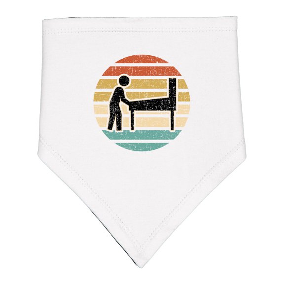 Inktastic Pinball Retro Arcade Game Baby Bandana Bib
