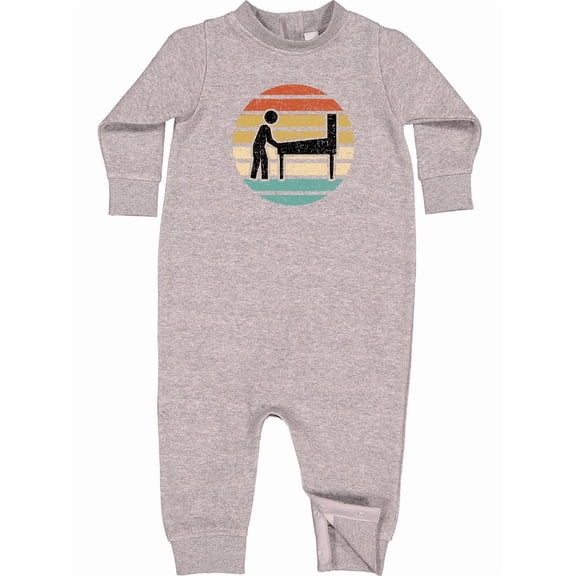 Inktastic Pinball Retro Arcade Game Baby Fleece Romper