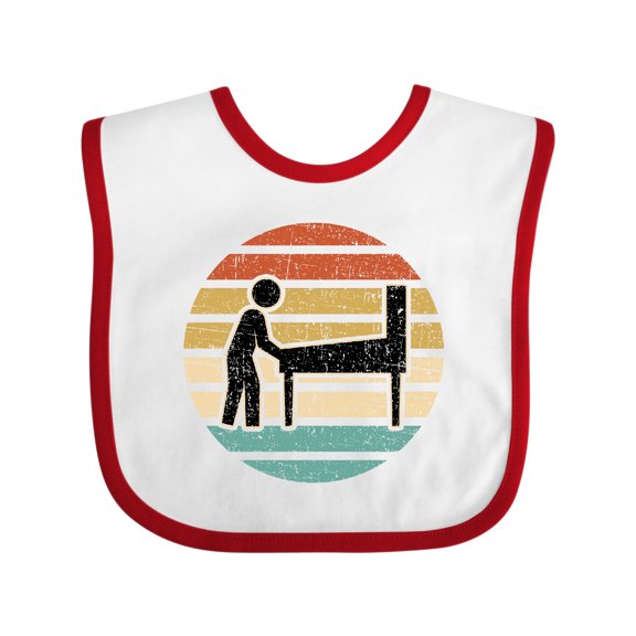 Inktastic Pinball Retro Arcade Game Boys or Girls Baby Bib