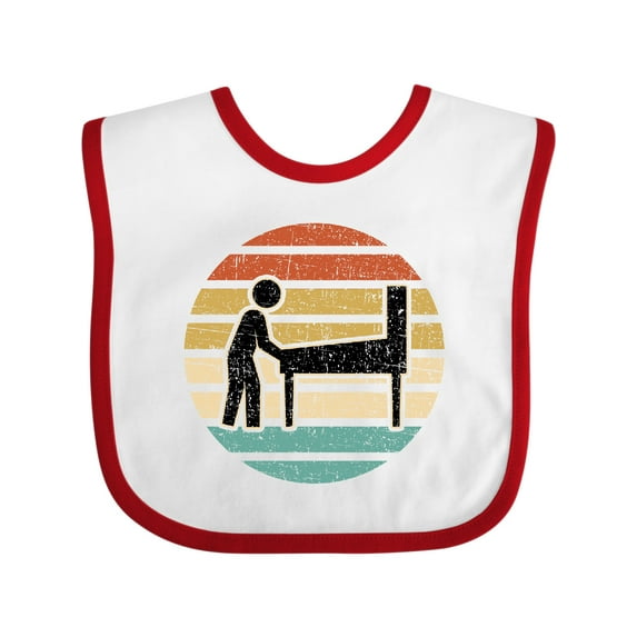 Inktastic Pinball Retro Arcade Game Boys or Girls Baby Bib