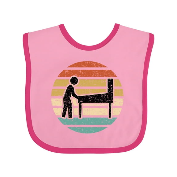 Inktastic Pinball Retro Arcade Game Boys or Girls Baby Bib
