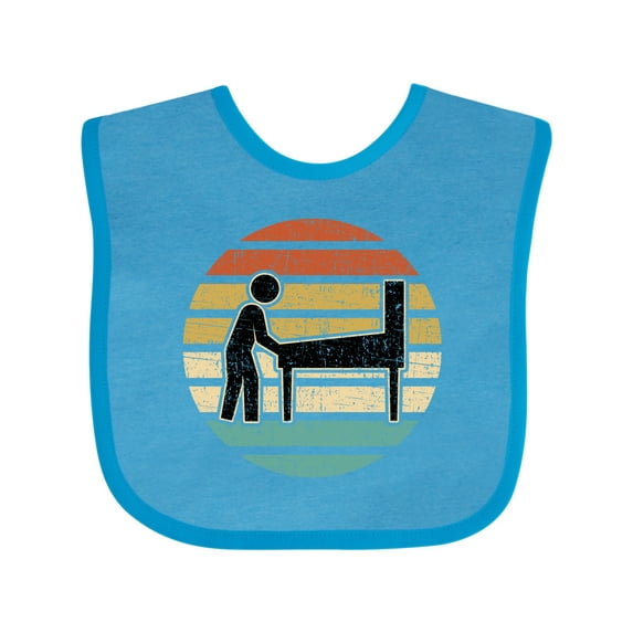 Inktastic Pinball Retro Arcade Game Boys or Girls Baby Bib