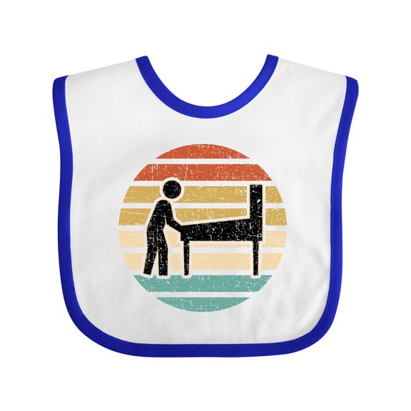 Inktastic Pinball Retro Arcade Game Boys or Girls Baby Bib