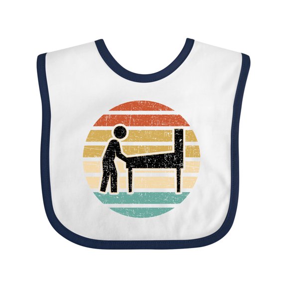 Inktastic Pinball Retro Arcade Game Boys or Girls Baby Bib