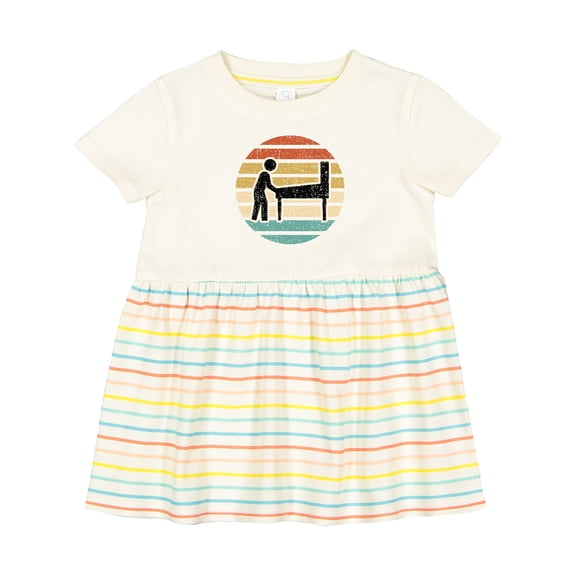 Inktastic Pinball Retro Arcade Game Girls Baby Dress