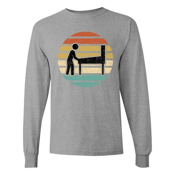 Inktastic Pinball Retro Arcade Game Long Sleeve T-Shirt