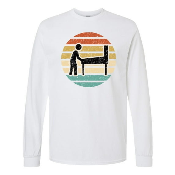 Inktastic Pinball Retro Arcade Game Long Sleeve T-Shirt