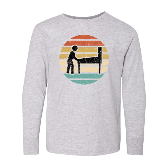 Inktastic Pinball Retro Arcade Game Long Sleeve Youth T-Shirt