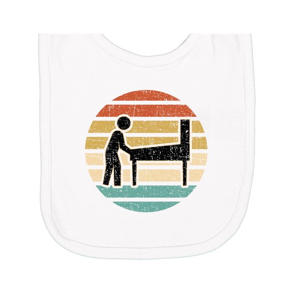 Inktastic Pinball Retro Arcade Game Newborn Bib