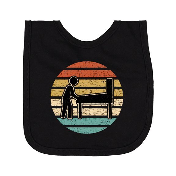 Inktastic Pinball Retro Arcade Game Newborn Bib