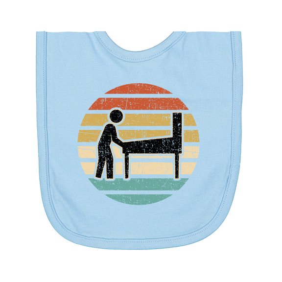 Inktastic Pinball Retro Arcade Game Newborn Bib
