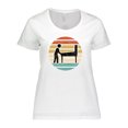thumbnail image 1 of Inktastic Pinball Retro Arcade Game Women's Plus Size T-Shirt, 1 of 5