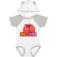 thumbnail image 1 of Inktastic Pink Aloha Palm Girls Baby Bodysuit, 1 of 5