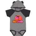 thumbnail image 1 of Inktastic Pink Aloha Palm Girls Baby Bodysuit, 1 of 5