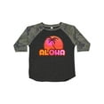 thumbnail image 1 of Inktastic Pink Aloha Palm Girls Toddler T-Shirt, 1 of 5