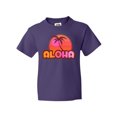 thumbnail image 1 of Inktastic Pink Aloha Palm Youth T-Shirt, 1 of 5
