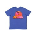 thumbnail image 1 of Inktastic Pink Aloha Palm Youth T-Shirt, 1 of 5