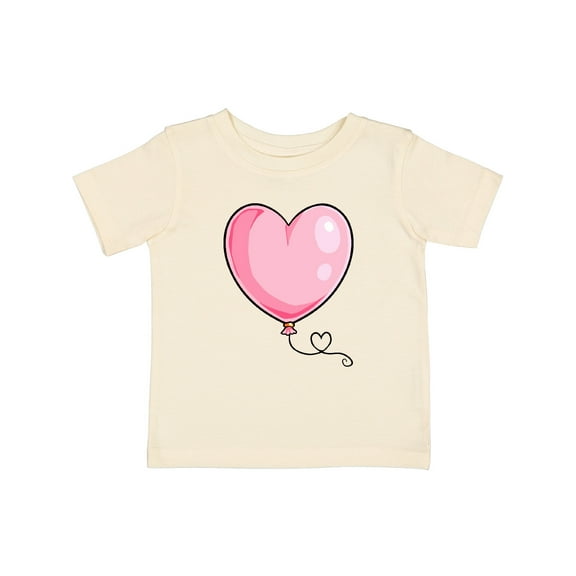 Inktastic Pink Balloon Heart Boys or Girls Baby T-Shirt