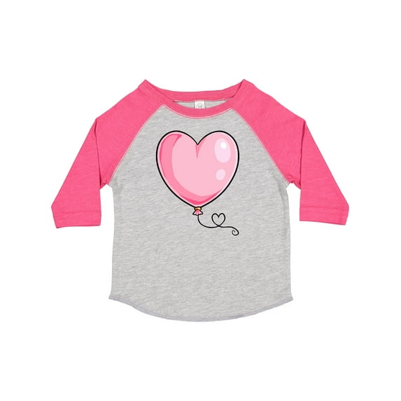 Inktastic Pink Balloon Heart Boys or Girls Toddler T-Shirt