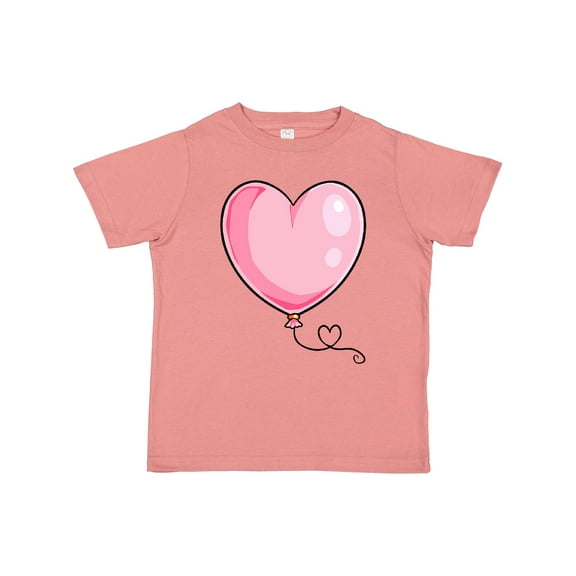 Inktastic Pink Balloon Heart Boys or Girls Toddler T-Shirt