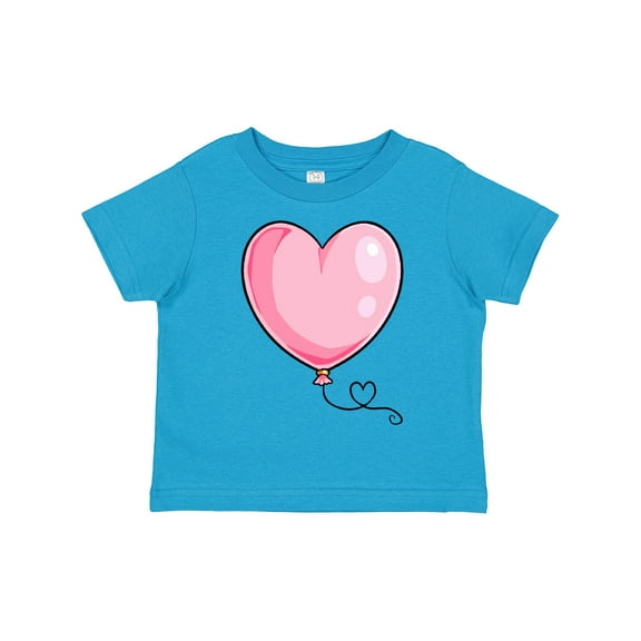 Inktastic Pink Balloon Heart Boys or Girls Toddler T-Shirt