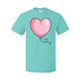 thumbnail image 1 of Inktastic Pink Balloon Heart T-Shirt, 1 of 5