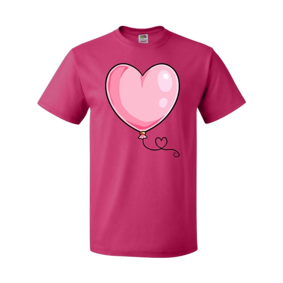 Inktastic Pink Balloon Heart T-Shirt