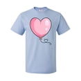 thumbnail image 1 of Inktastic Pink Balloon Heart T-Shirt, 1 of 5