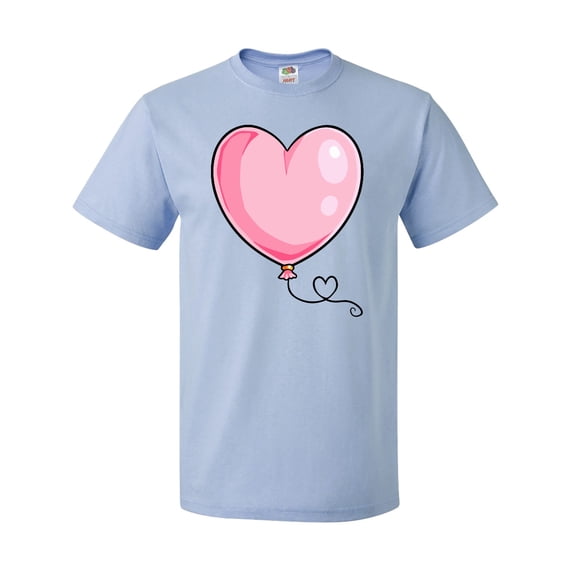 Inktastic Pink Balloon Heart T-Shirt