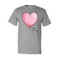 thumbnail image 1 of Inktastic Pink Balloon Heart T-Shirt, 1 of 5