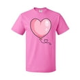 thumbnail image 1 of Inktastic Pink Balloon Heart T-Shirt, 1 of 5