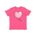 thumbnail image 1 of Inktastic Pink Balloon Heart Youth T-Shirt, 1 of 5