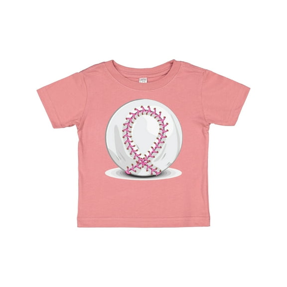 Inktastic Pink Breast Cancer Ribbon Baseba Boys or Girls Baby T-Shirt