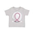 thumbnail image 1 of Inktastic Pink Breast Cancer Ribbon Baseball Boys or Girls Toddler T-Shirt, 1 of 5