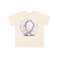 thumbnail image 1 of Inktastic Pink Breast Cancer Ribbon Baseball Boys or Girls Toddler T-Shirt, 1 of 5
