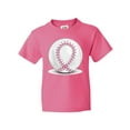 thumbnail image 1 of Inktastic Pink Breast Cancer Ribbon Baseba Youth T-Shirt, 1 of 5