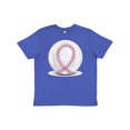 thumbnail image 1 of Inktastic Pink Breast Cancer Ribbon Baseba Youth T-Shirt, 1 of 5
