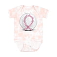 thumbnail image 1 of Inktastic Pink Breast Cancer Ribbon Baseball Boys or Girls Baby Bodysuit, 1 of 5
