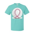 thumbnail image 1 of Inktastic Pink Breast Cancer Ribbon Baseball T-Shirt, 1 of 5
