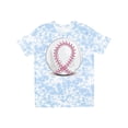 thumbnail image 1 of Inktastic Pink Breast Cancer Ribbon Baseball T-Shirt, 1 of 5