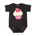 thumbnail image 1 of Inktastic Pink Cupcake, Pink Muffin, Cupcake Icing, Hearts Girls Baby Bodysuit, 1 of 5