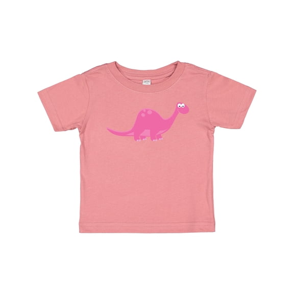 Inktastic Pink Dinosaur Girls Baby T-Shirt