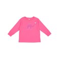 thumbnail image 1 of Inktastic Pink Dinosaur Girls Long Sleeve Toddler T-Shirt, 1 of 5