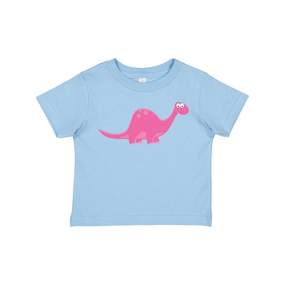 Inktastic Pink Dinosaur Girls Toddler T-Shirt