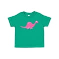 thumbnail image 1 of Inktastic Pink Dinosaur Girls Toddler T-Shirt, 1 of 5